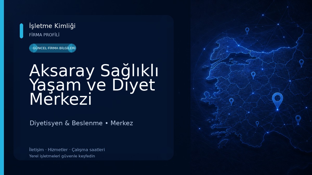Aksaray Sağlıklı Yaşam ve Diyet Merkezi Diyetisyen & Beslenme