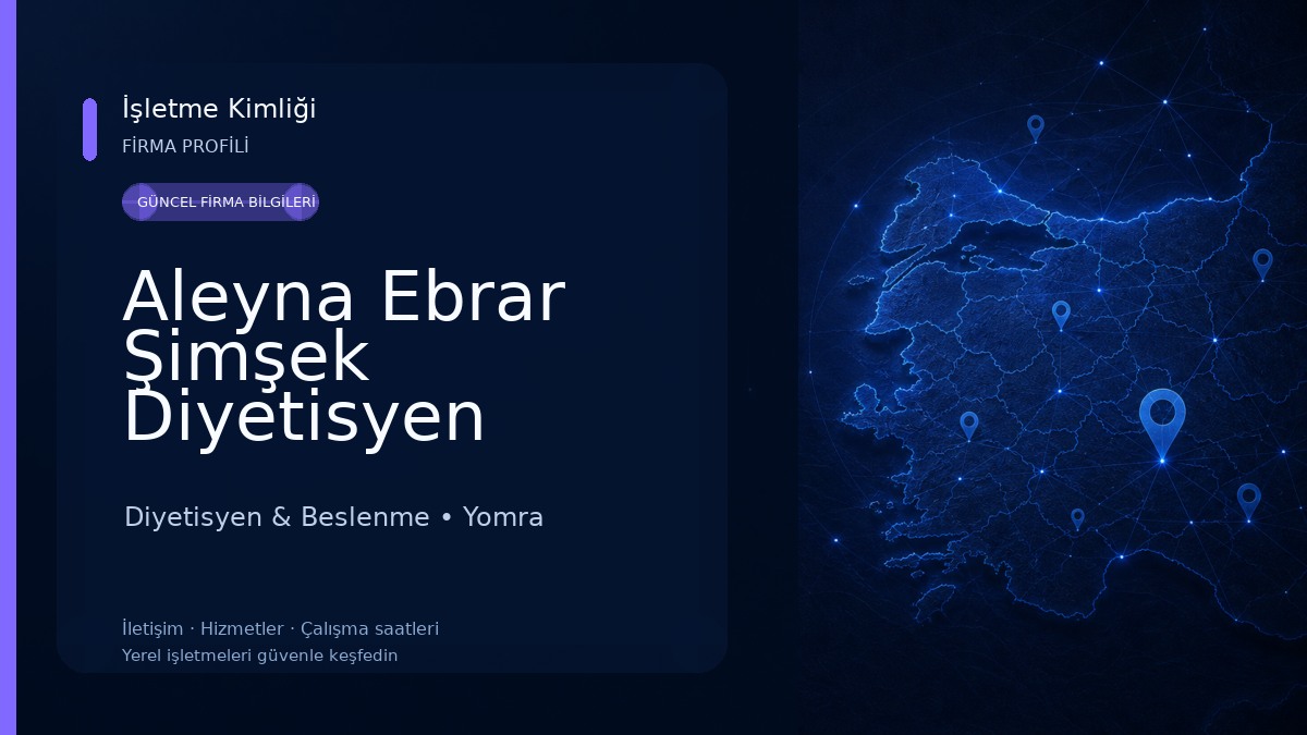 Aleyna Ebrar Şimşek Diyetisyen