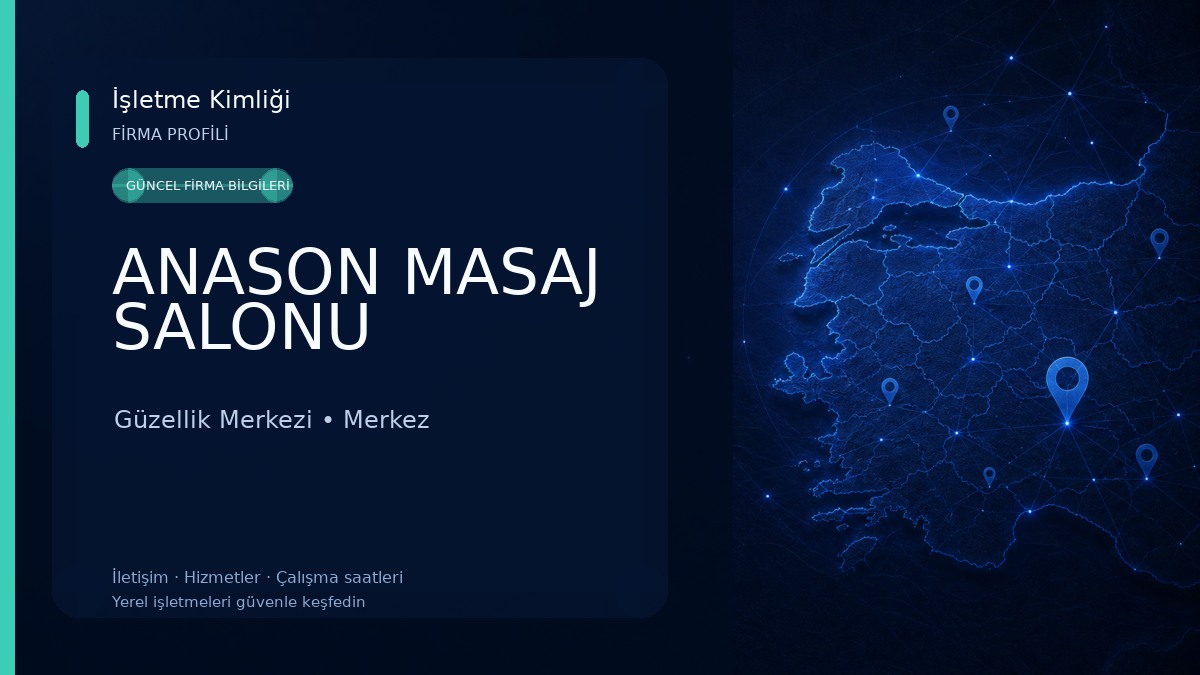 ANASON MASAJ SALONU Güzellik Merkezi