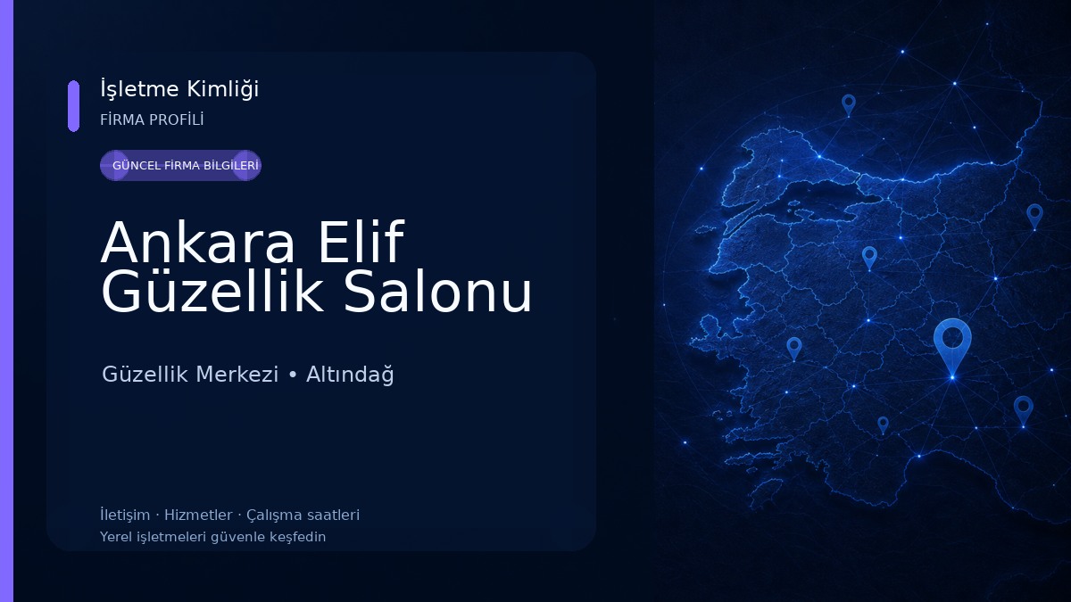 Ankara Elif Güzellik Salonu 