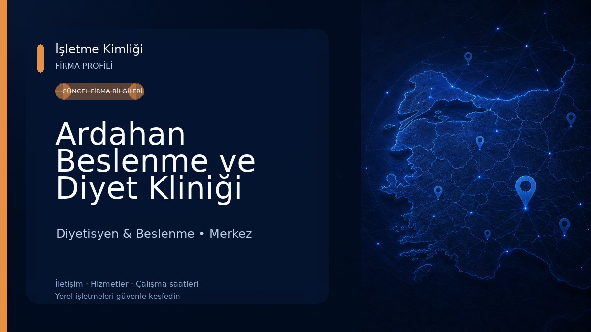 Ardahan Beslenme ve Diyet Kliniği Diyetisyen & Beslenme