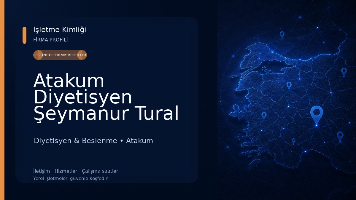 Atakum Diyetisyen Şeymanur Tural Beslenme ve Diyet Danışmanlık Merkezi