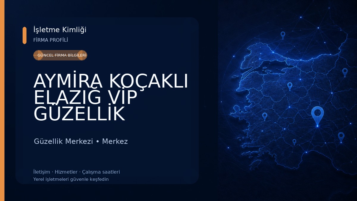 AYMİRA KOÇAKLI ELAZIĞ VİP GÜZELLİK MERKEZİ Güzellik Merkezi