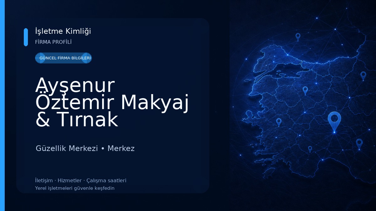 Ayşenur Öztemir Makyaj & Tırnak stüdyosu Güzellik Merkezi