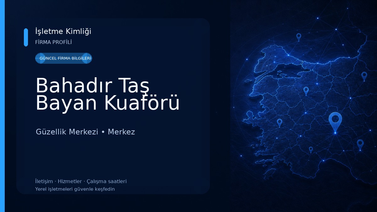Bahadır Taş Bayan Kuaförü Güzellik Merkezi