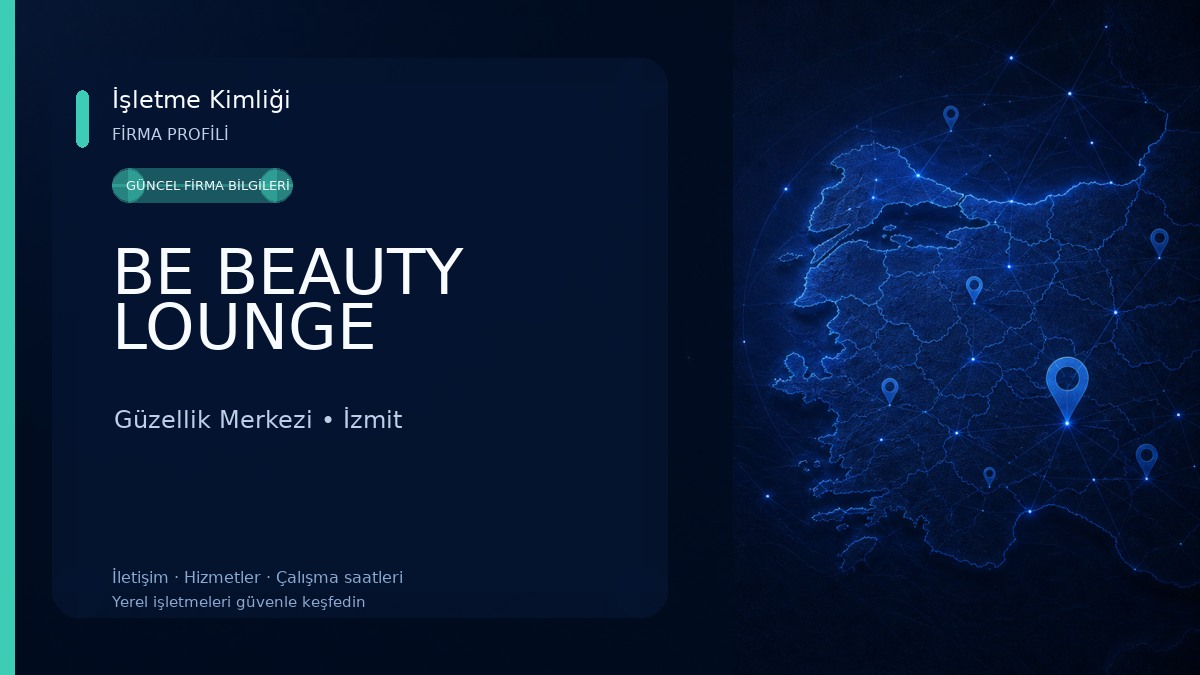 BE BEAUTY LOUNGE Güzellik Merkezi