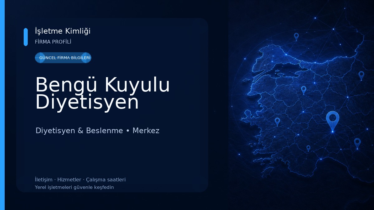Bengü Kuyulu Diyetisyen Diyetisyen & Beslenme