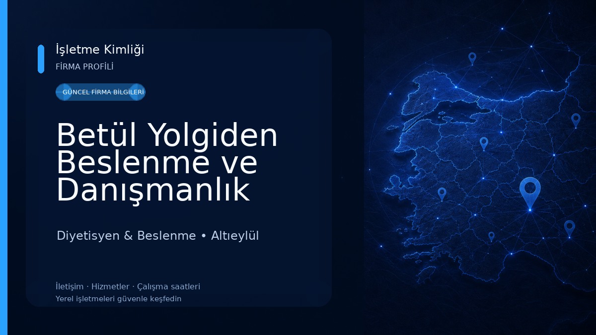 Betül Yolgiden Beslenme ve Danışmanlık Diyetisyen & Beslenme