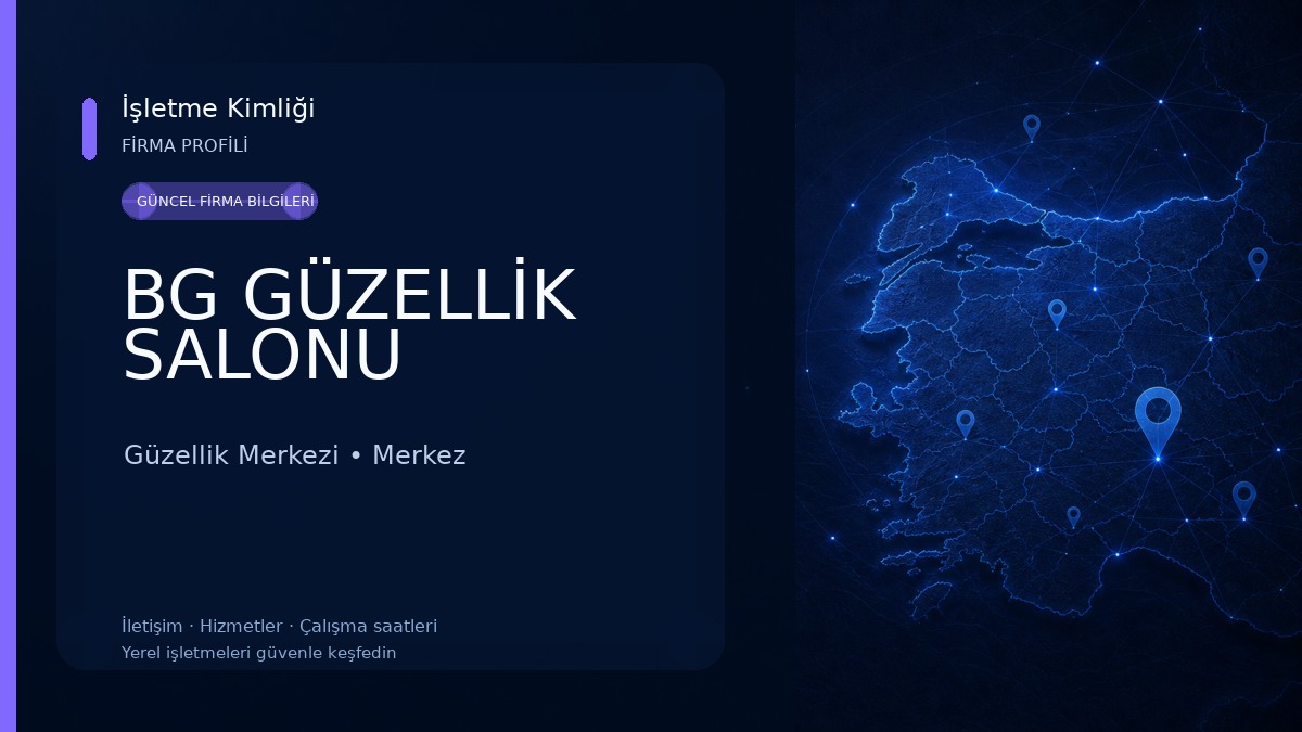 BG GÜZELLİK SALONU Güzellik Merkezi