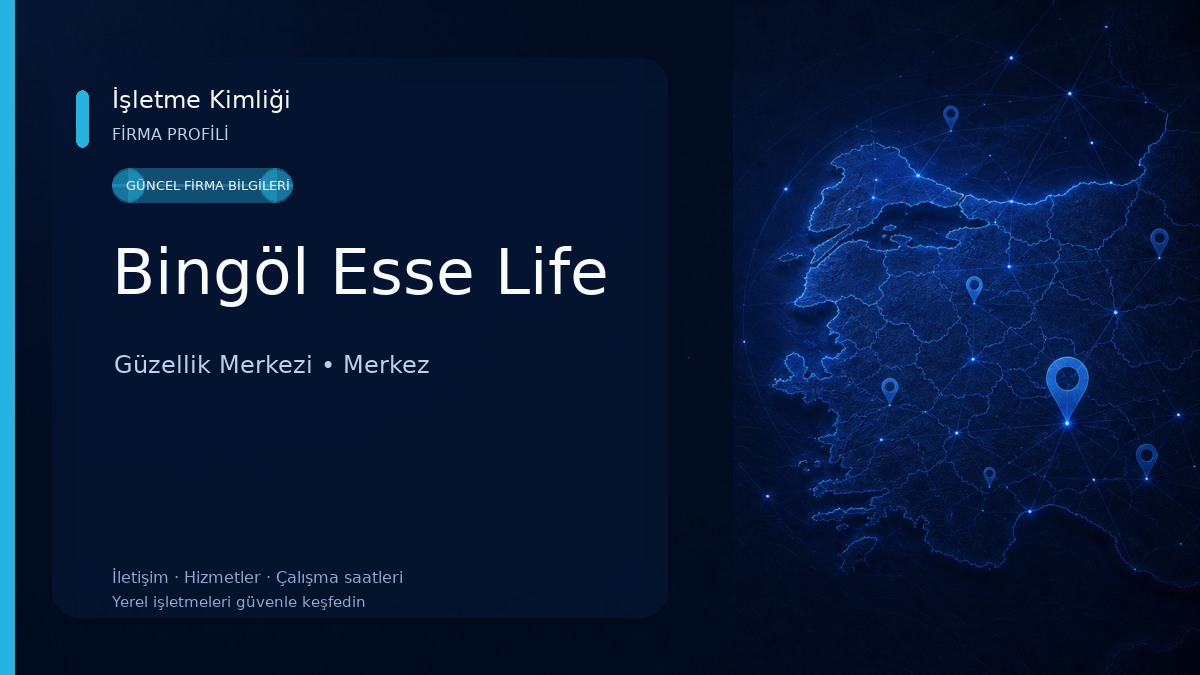 Bingöl Esse Life Güzellik Merkezi