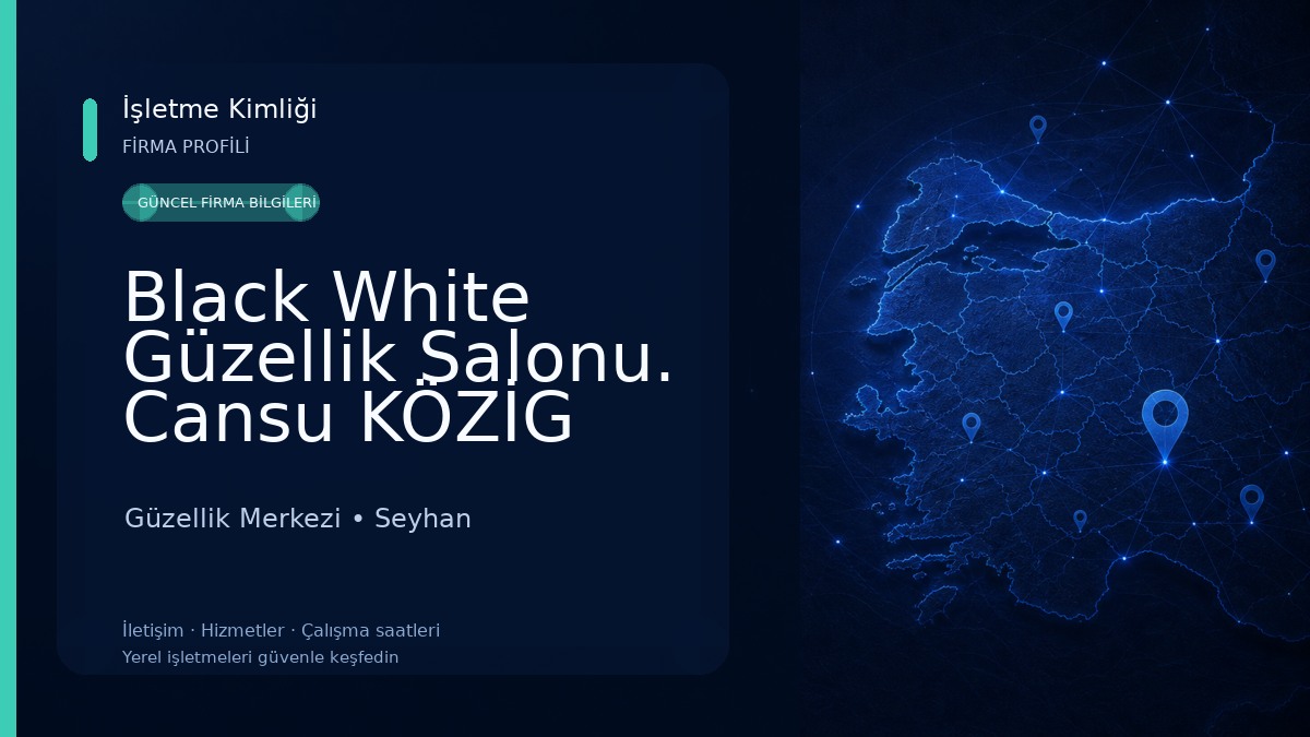 Black White Güzellik Salonu. Cansu KÖZİG Güzellik Merkezi