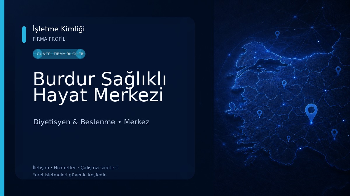 Burdur Sağlıklı Hayat Merkezi Diyetisyen & Beslenme