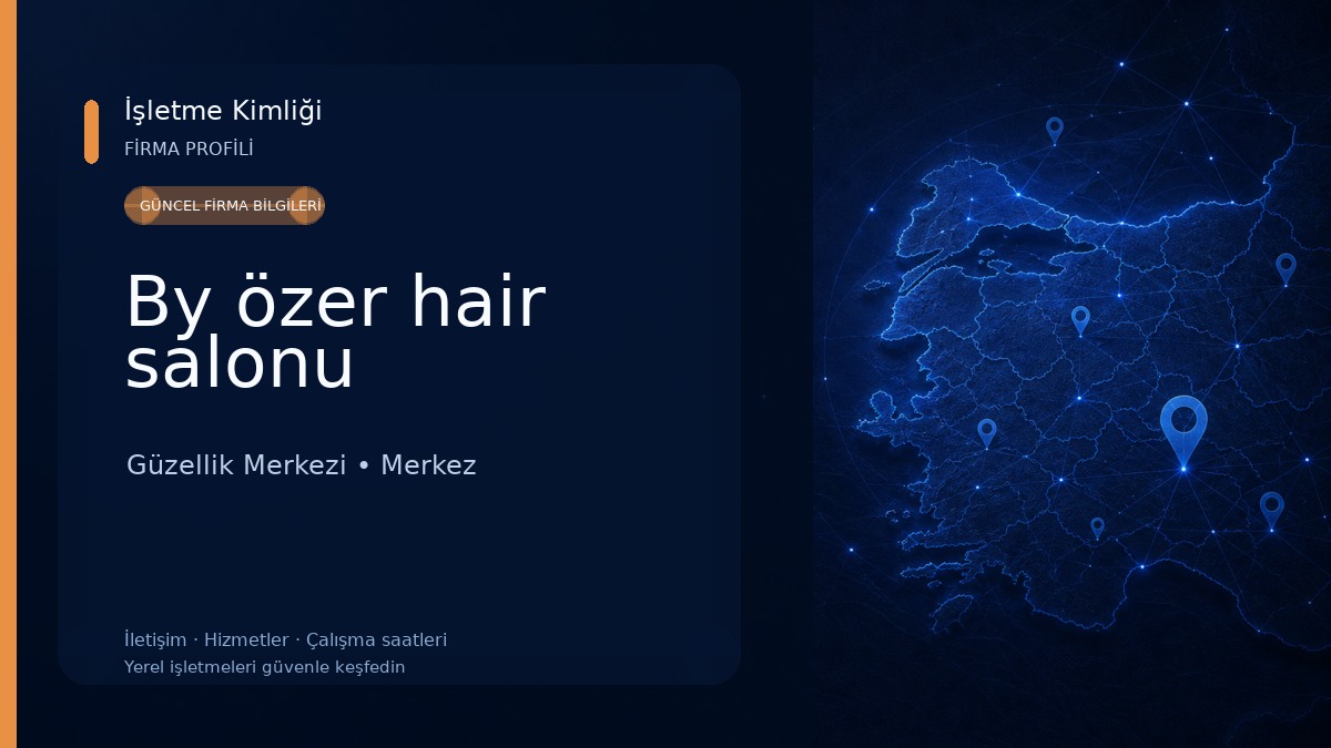 By özer hair salonu Güzellik Merkezi