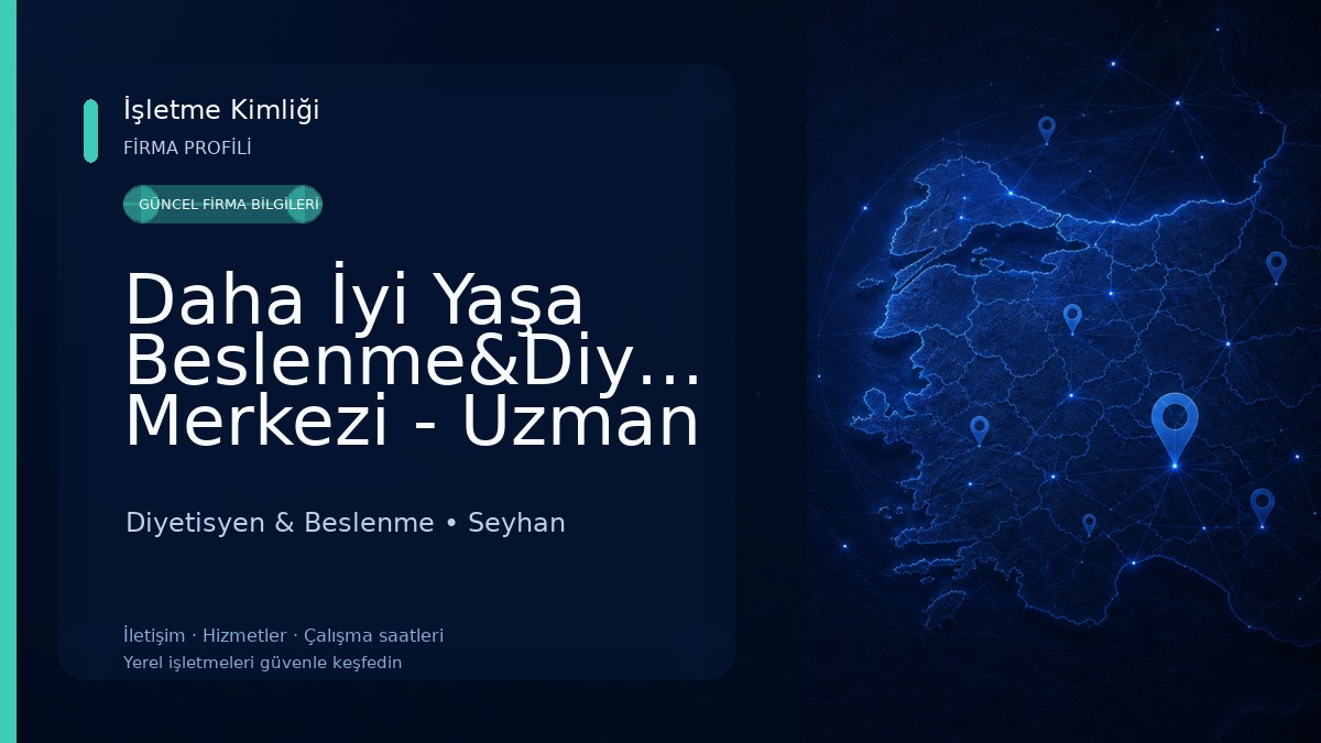 Daha İyi Yaşa Beslenme&Diyet Merkezi - Uzman Diyetisyen Selen Civelek Diyetisyen & Beslenme