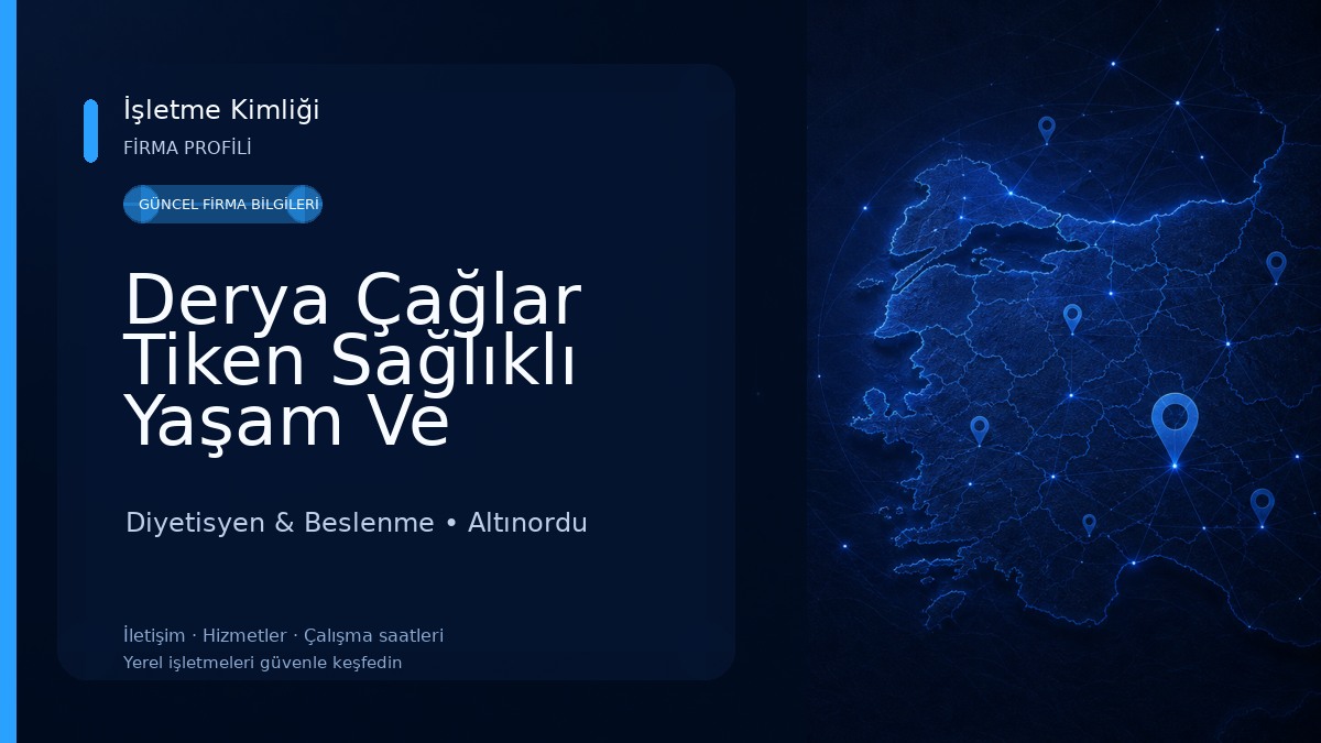 Derya Çağlar Tiken Sağlıklı Yaşam Ve Güzellik Merkezi Diyetisyen & Beslenme