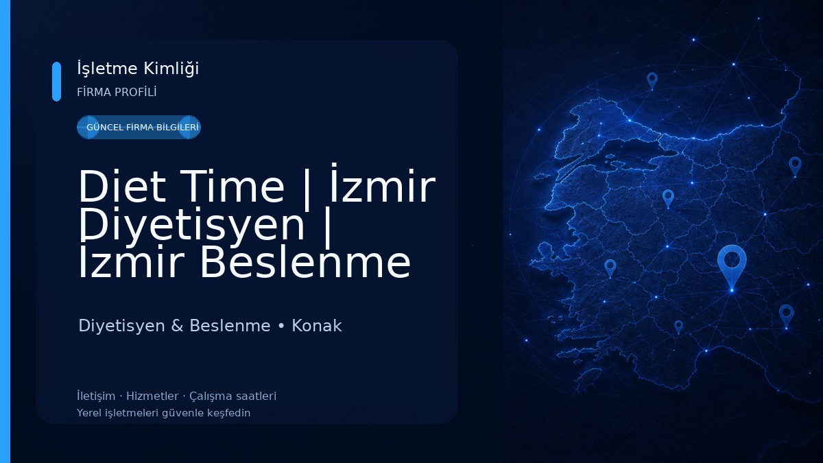 Diet Time | İzmir Diyetisyen | İzmir Beslenme ve Diyet Uzmanı Diyetisyen & Beslenme