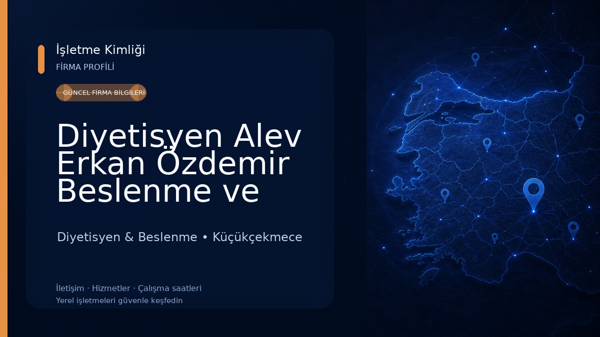 Diyetisyen Alev Erkan Özdemir Beslenme ve Diyet Danışmanlığı