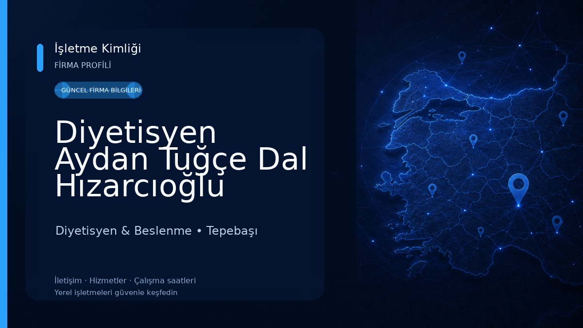 Diyetisyen Aydan Tuğçe Dal Hızarcıoğlu Diyetisyen & Beslenme