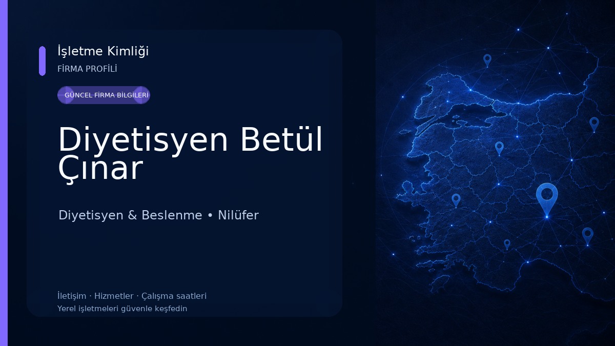 Diyetisyen Betül Çınar Diyetisyen & Beslenme