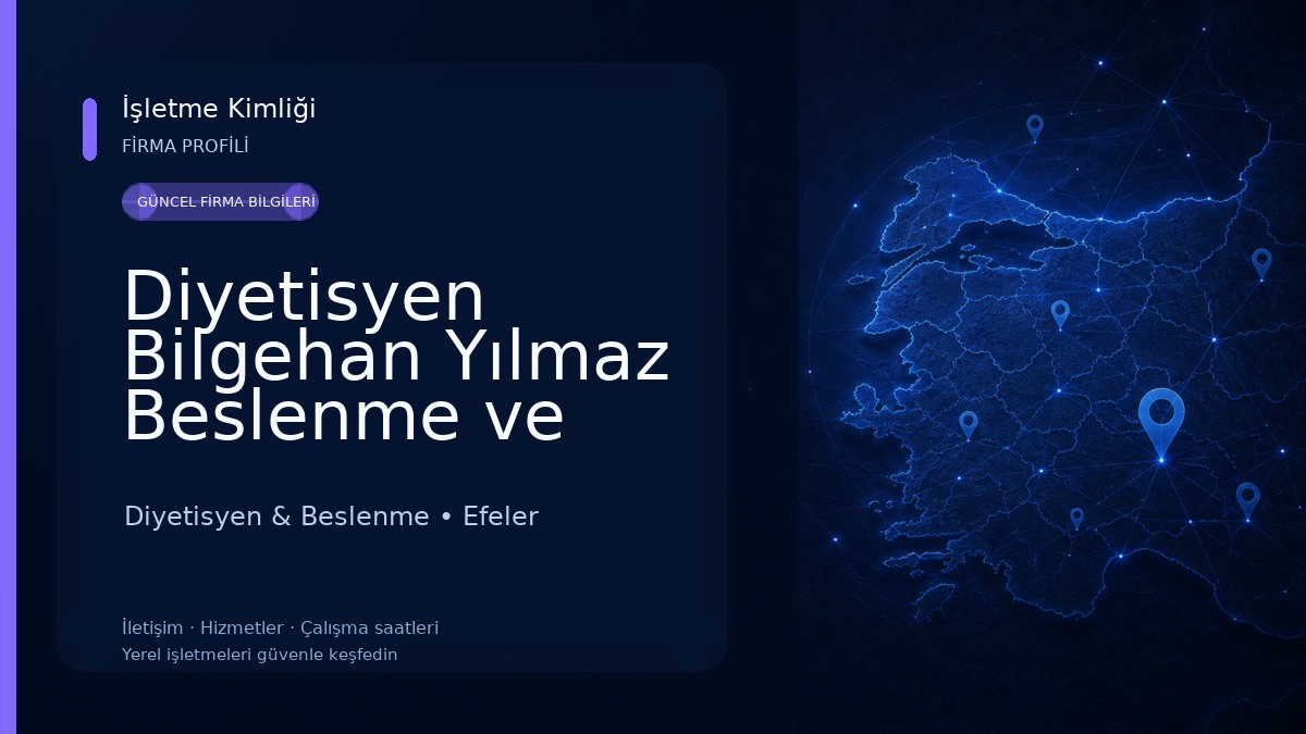 Diyetisyen Bilgehan Yılmaz Beslenme ve Diyet Danışmanlığı Diyetisyen & Beslenme