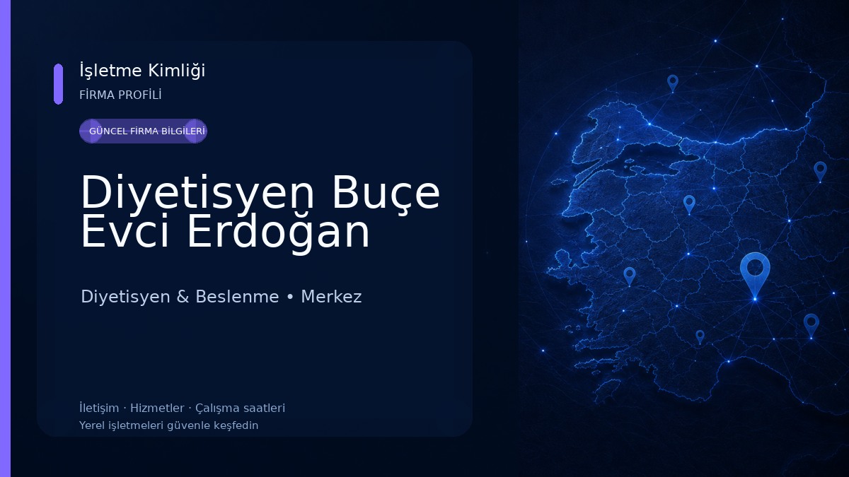 Diyetisyen Buçe Evci Erdoğan
