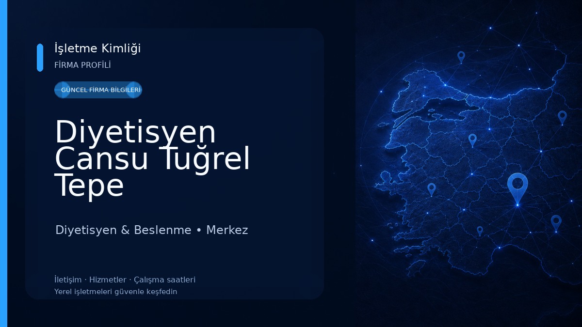 Diyetisyen Cansu Tuğrel Tepe