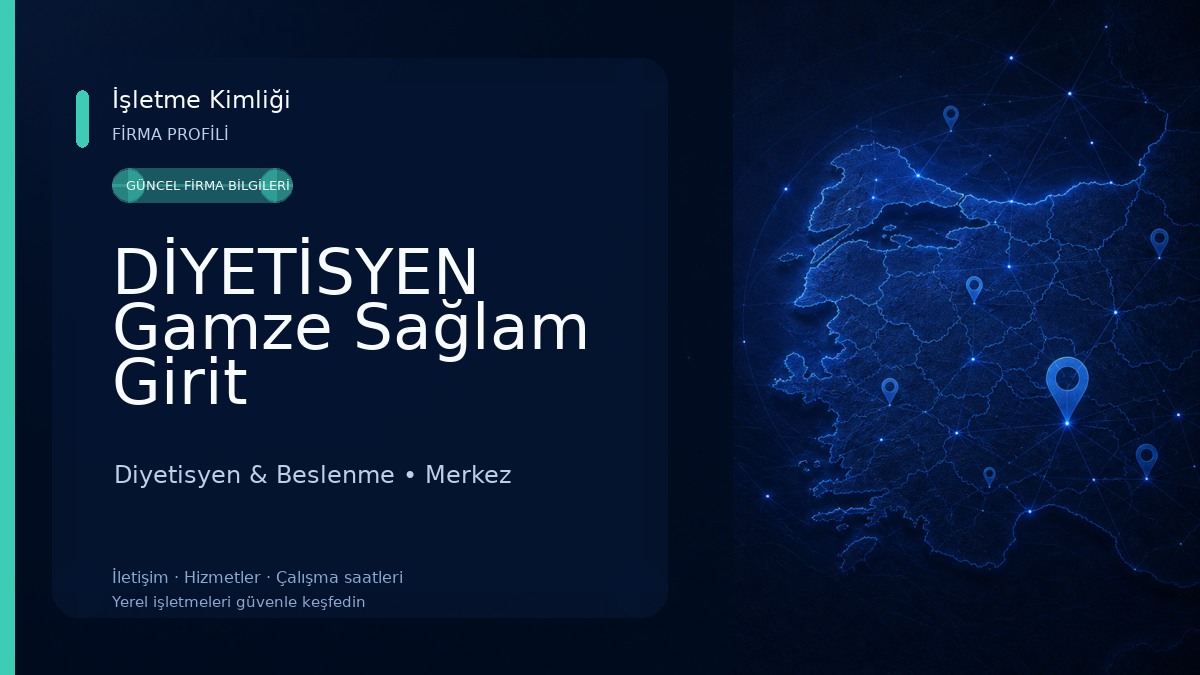 DİYETİSYEN Gamze Sağlam Girit 