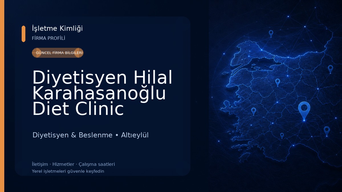 Diyetisyen Hilal Karahasanoğlu Diet Clinic Diyetisyen & Beslenme