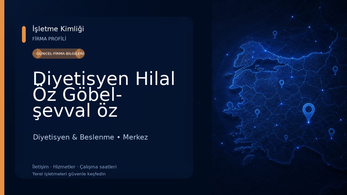 Diyetisyen Hilal Öz Göbel- şevval öz Diyetisyen & Beslenme