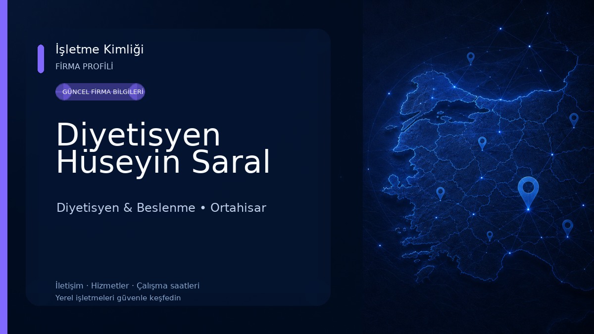 Diyetisyen Hüseyin Saral 