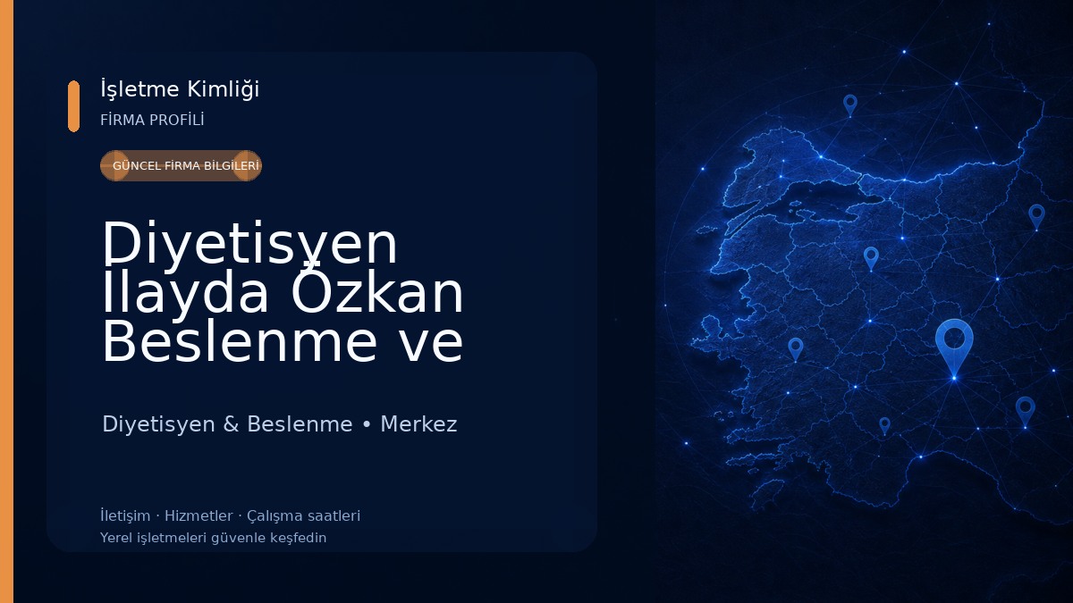 Diyetisyen İlayda Özkan Beslenme ve Diyet Kliniği Diyetisyen & Beslenme