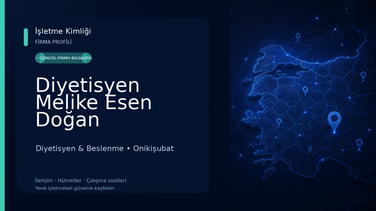 Diyetisyen Melike Esen Doğan