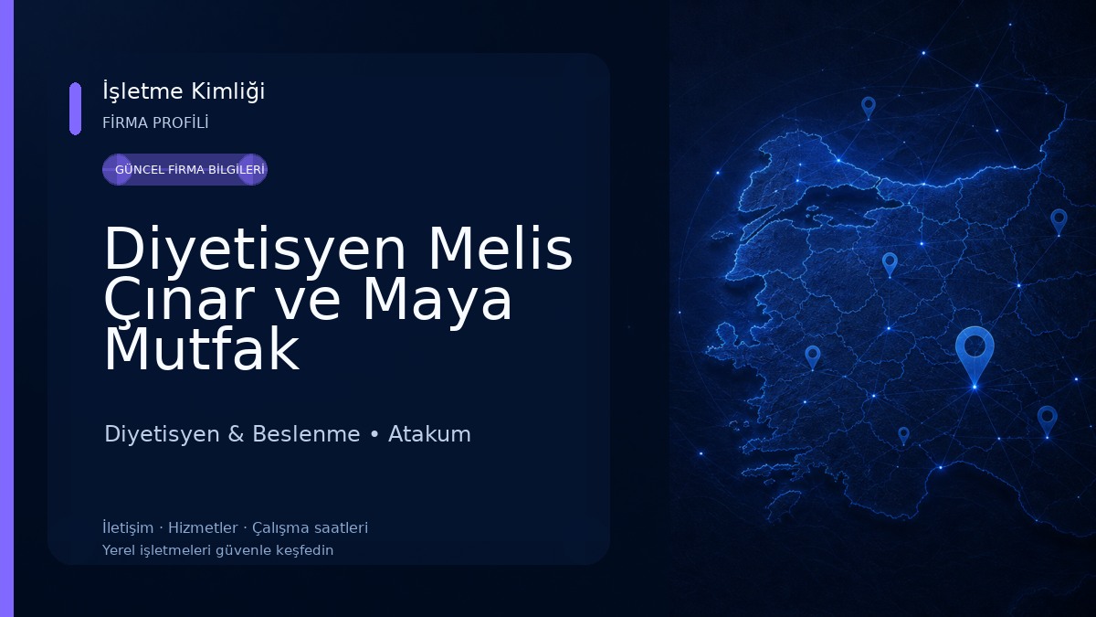 Diyetisyen Melis Çınar ve Maya Mutfak Diyetisyen & Beslenme