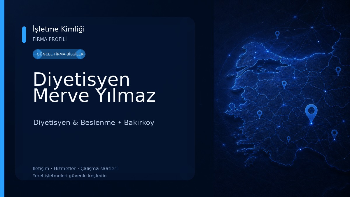 Diyetisyen Merve Yılmaz