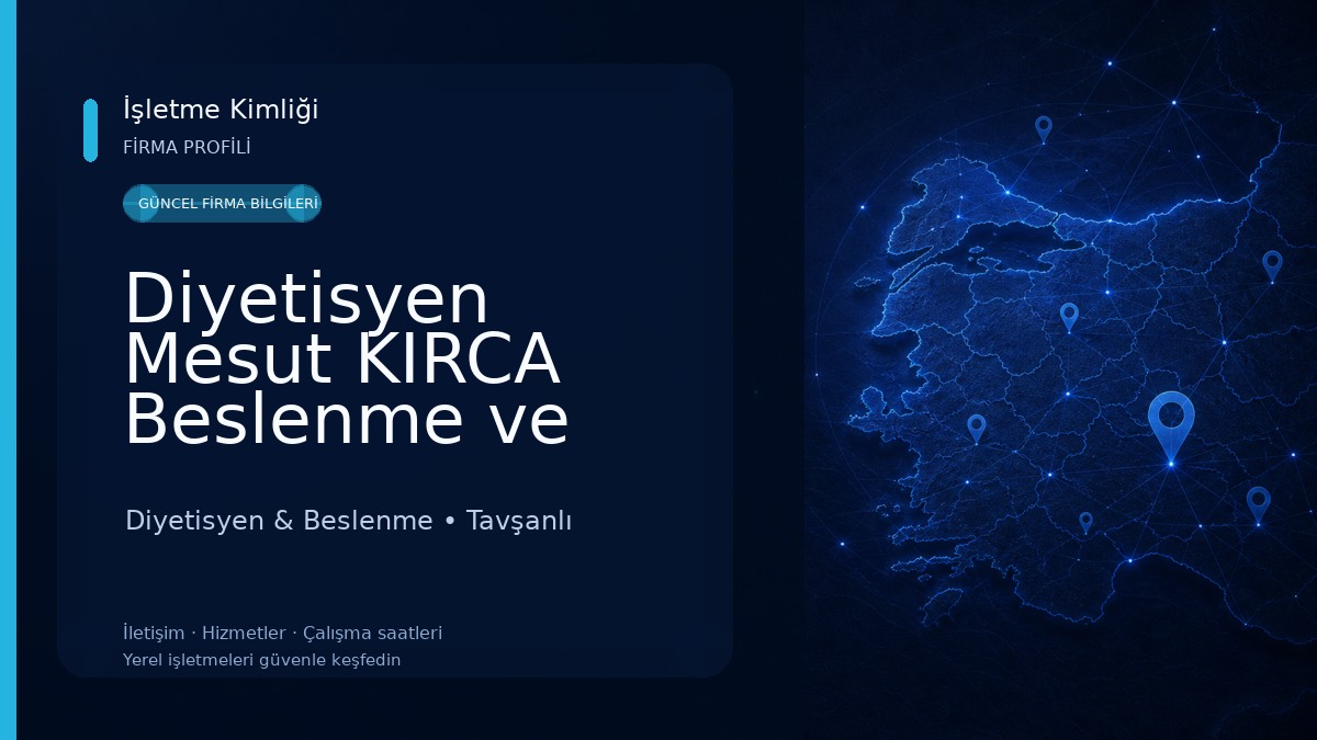 Diyetisyen Mesut KIRCA Beslenme ve Diyet Danışmanlık Merkezi Diyetisyen & Beslenme