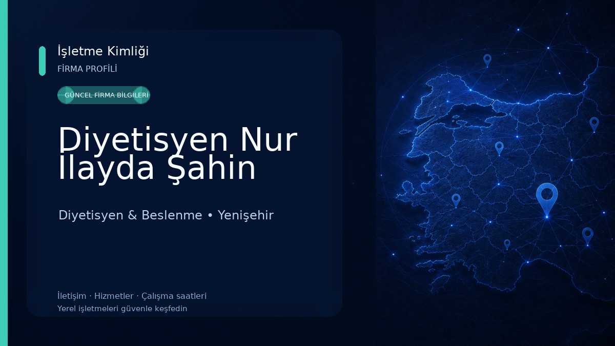 Diyetisyen Nur İlayda Şahin Diyetisyen & Beslenme