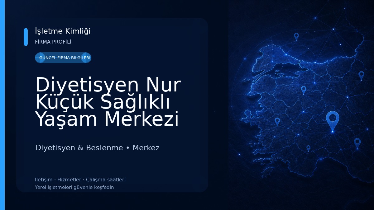 Diyetisyen Nur Küçük Sağlıklı Yaşam Merkezi Diyetisyen & Beslenme
