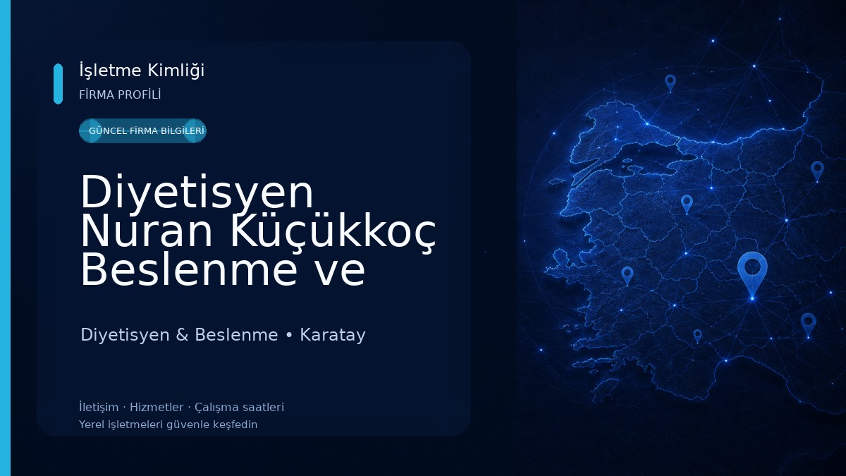 Diyetisyen Nuran Küçükkoç Beslenme ve Diyet Danışma Merkezi Diyetisyen & Beslenme