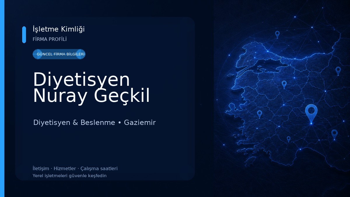 Diyetisyen Nuray Geçkil Diyetisyen & Beslenme