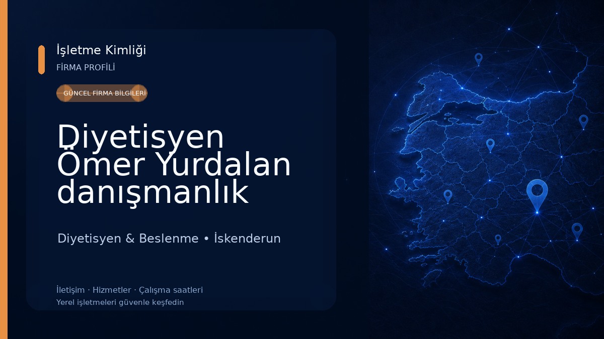 Diyetisyen Ömer Yurdalan danışmanlık merkezi Diyetisyen & Beslenme