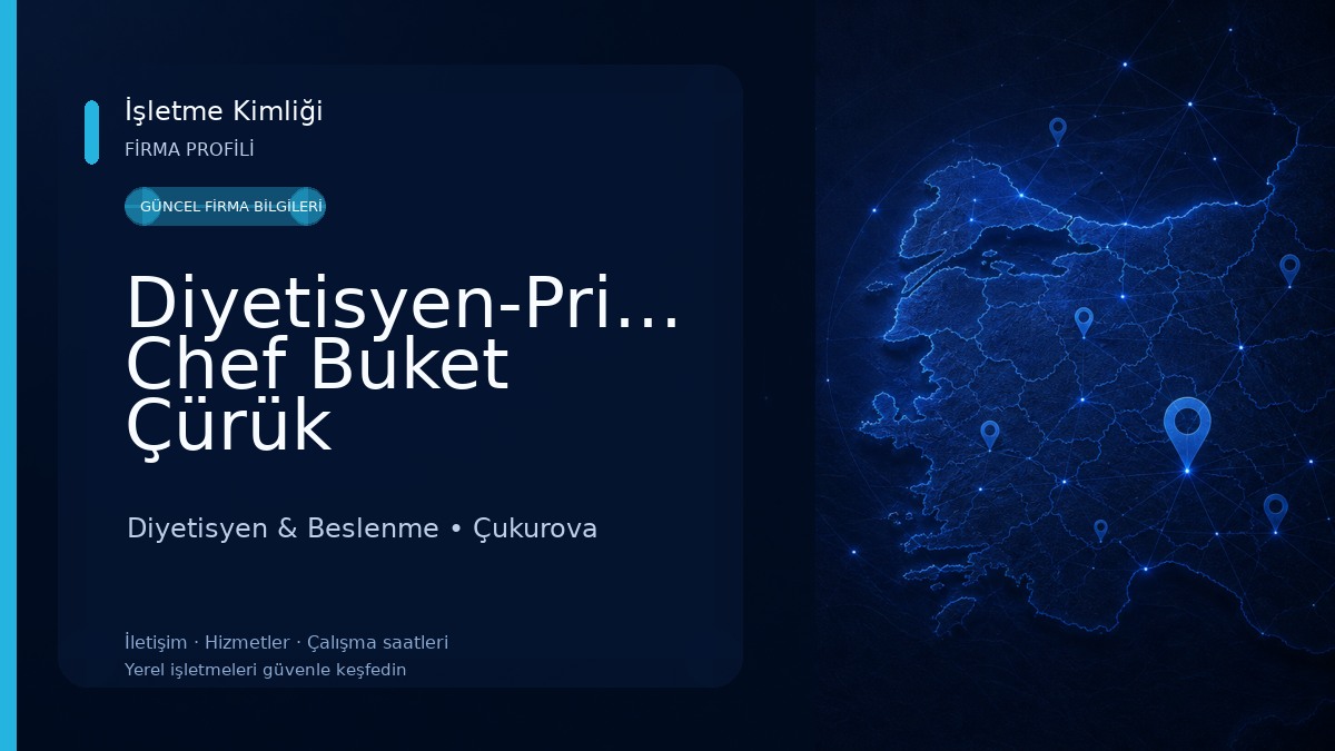 Diyetisyen-Private Chef Buket Çürük Diyetisyen & Beslenme