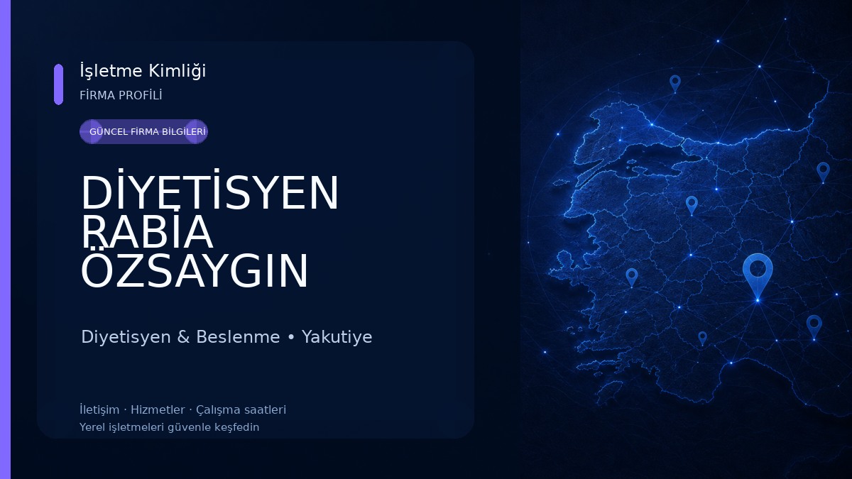 DİYETİSYEN RABİA ÖZSAYGIN 