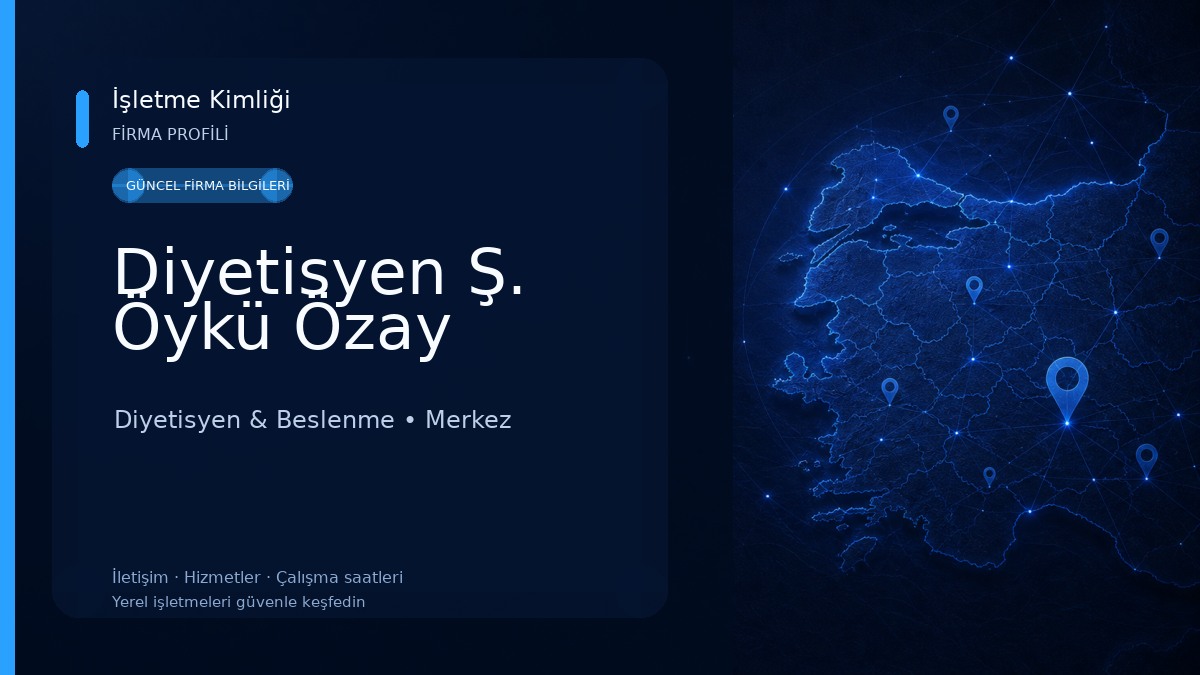 Diyetisyen Ş. Öykü Özay