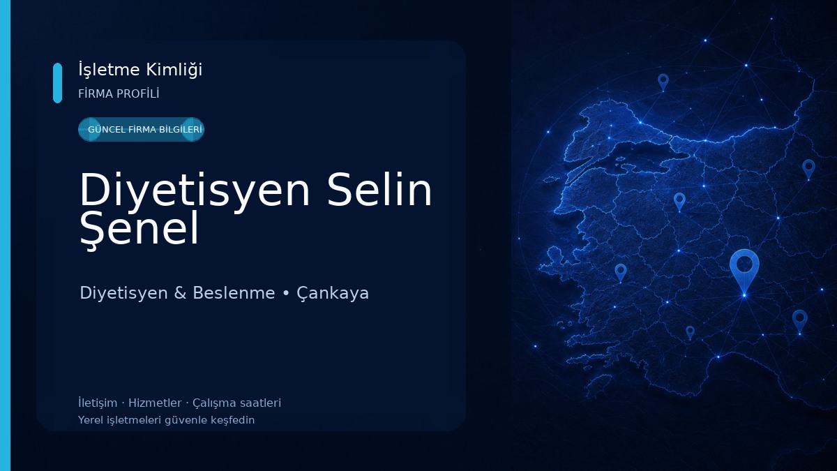 Diyetisyen Selin Şenel Diyetisyen & Beslenme
