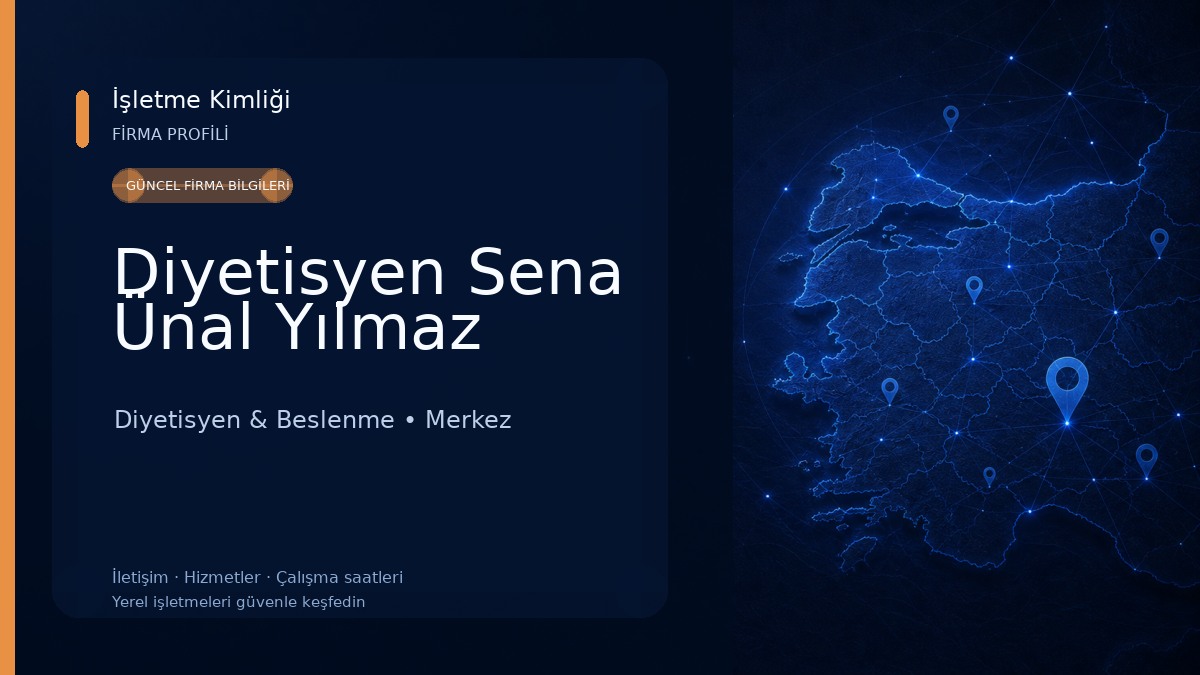 Diyetisyen Sena Ünal Yılmaz