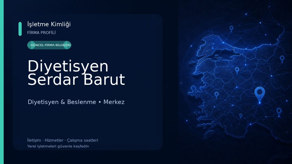 Diyetisyen Serdar Barut Diyetisyen & Beslenme