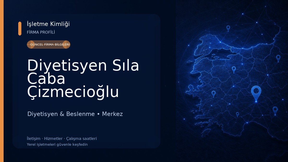 Diyetisyen Sıla Caba Çizmecioğlu Diyetisyen & Beslenme