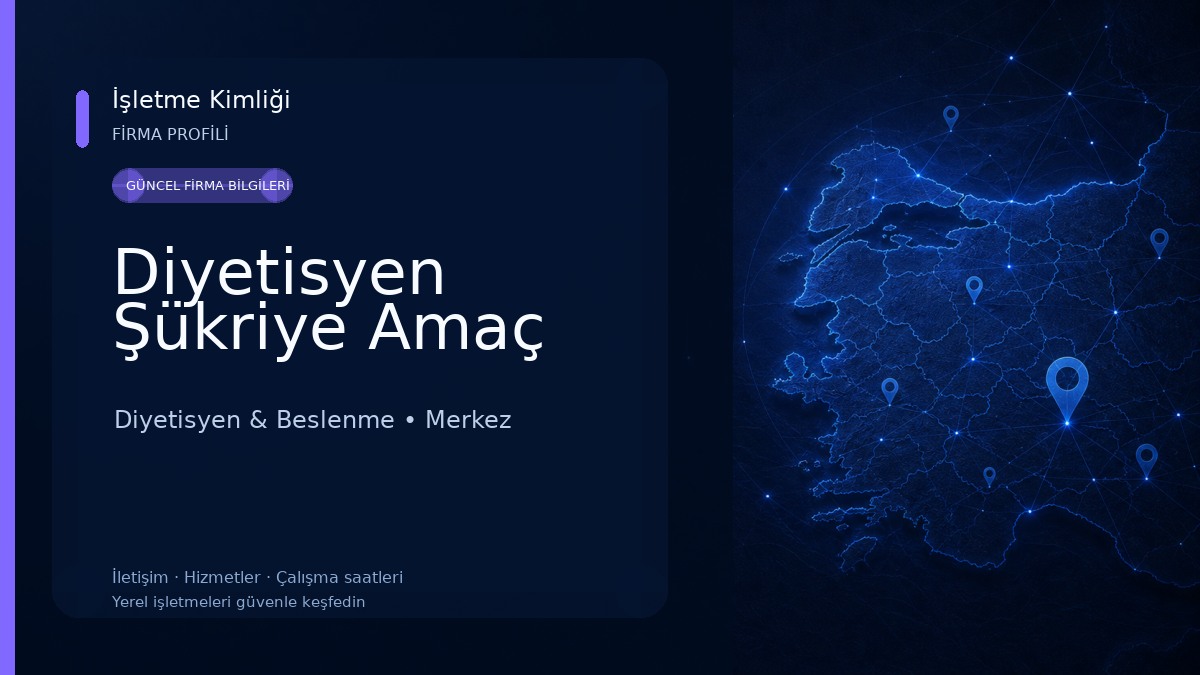 Diyetisyen Şükriye Amaç 