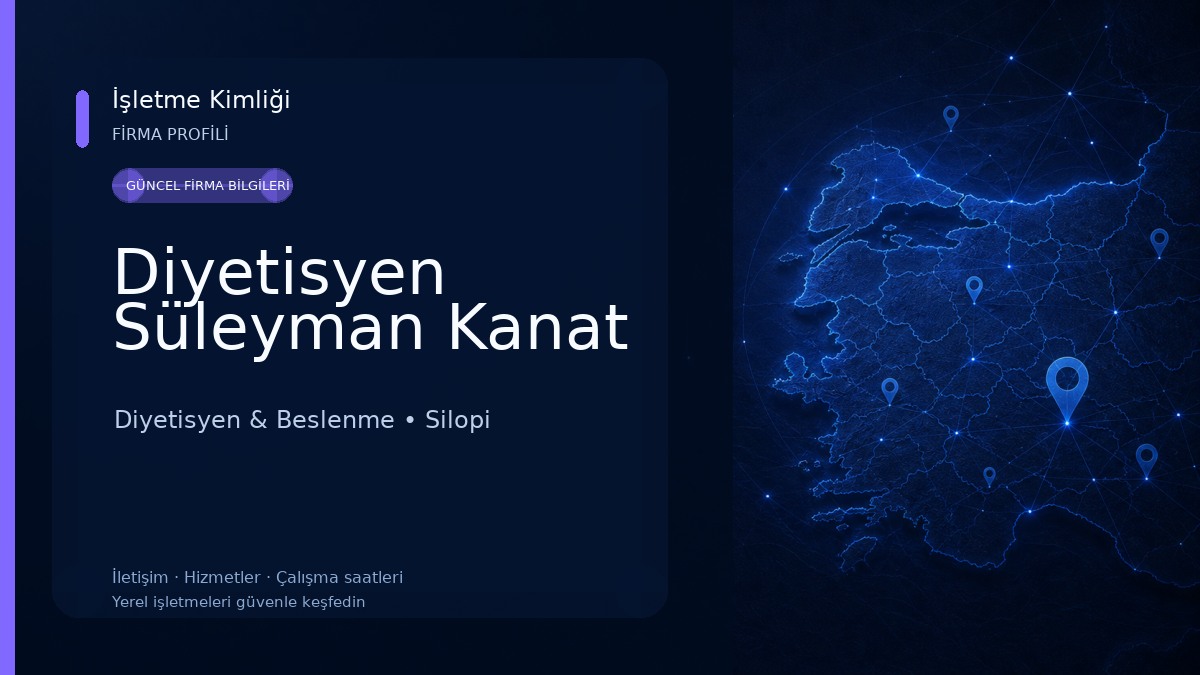 Diyetisyen Süleyman Kanat Diyetisyen & Beslenme