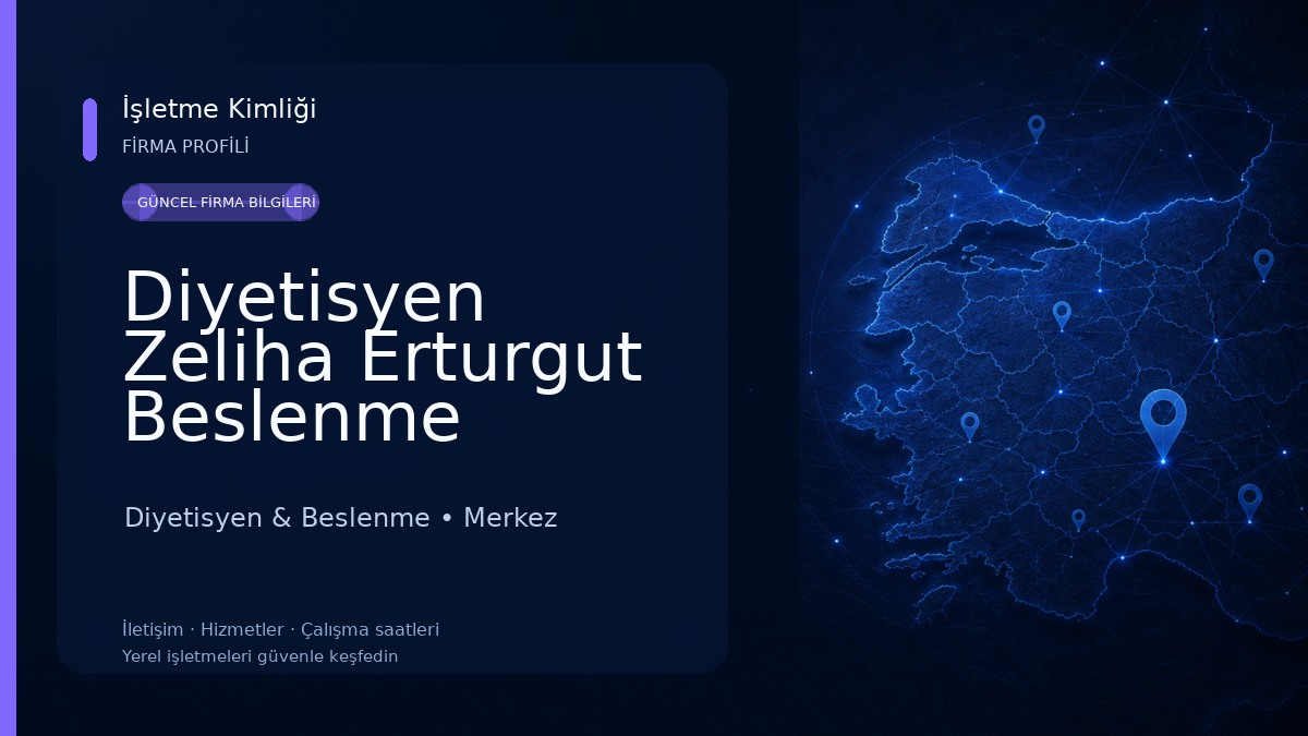 Diyetisyen Zeliha Erturgut Beslenme Danışmanlığı